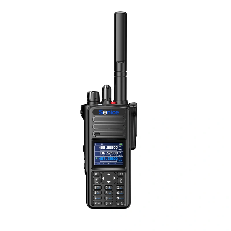The SC-8608 is a premium multi-band walkie-talkie with ip67 waterproof. VHF/UHF transmit & receive and AM/FM receive-only.