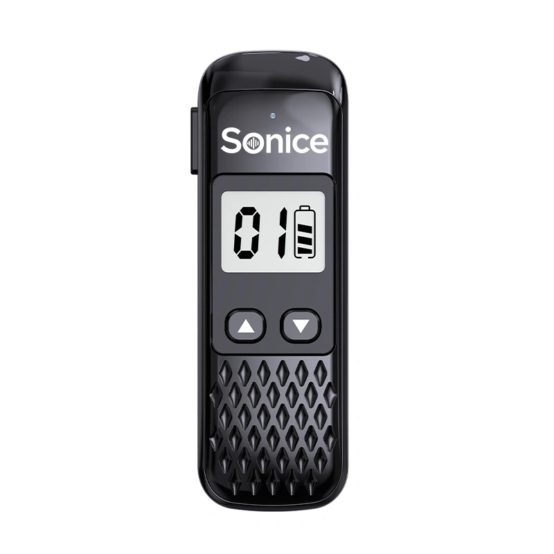 SC-608 is a wearable micro talk walkie talkie with crystal-clear sound quality
